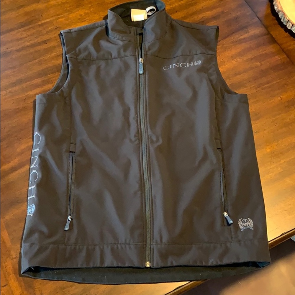 Men’s Black Cinch Soft shell Vest